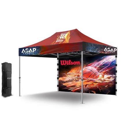 Custom 10' X 10' Canopy Commercial Tent Logo Printed Etsy