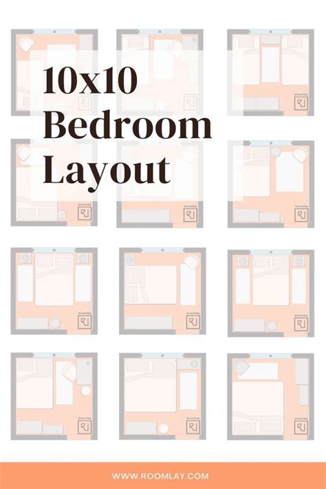 10x10 Bedroom Layout Ideas to Make the Most of Your Small Space Roomlay