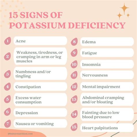 11 Potassium Deficiency Signs: Recognizing Subtle Physiological Indicators.