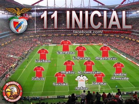 11 inicial do benfica