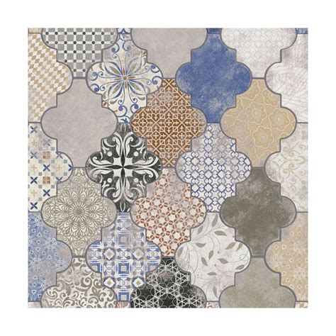 11. Add color and character with a patchwork of tiles