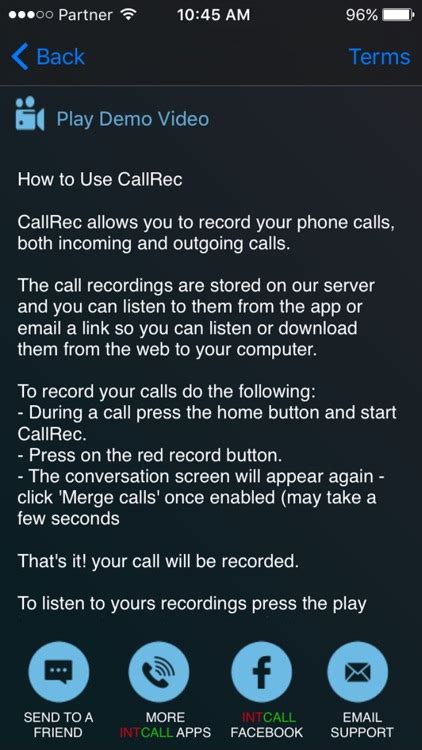 11. CallRec Lite – IntCall