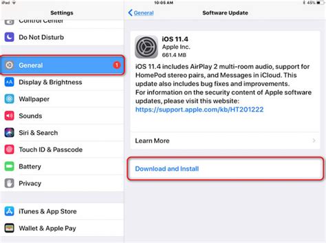 11. Install the latest iOS or iPadOS update