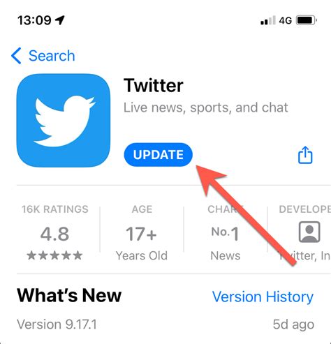 11. Update the Twitter App on Your Device