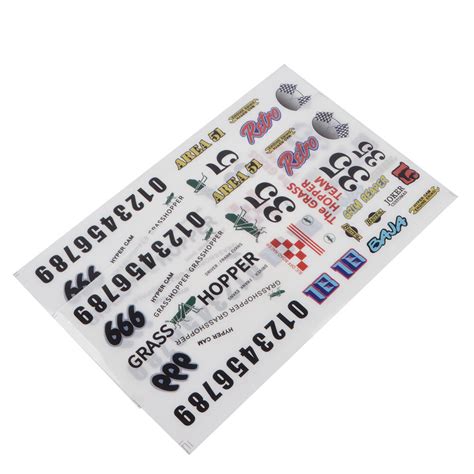 110 Rc Car Stickers