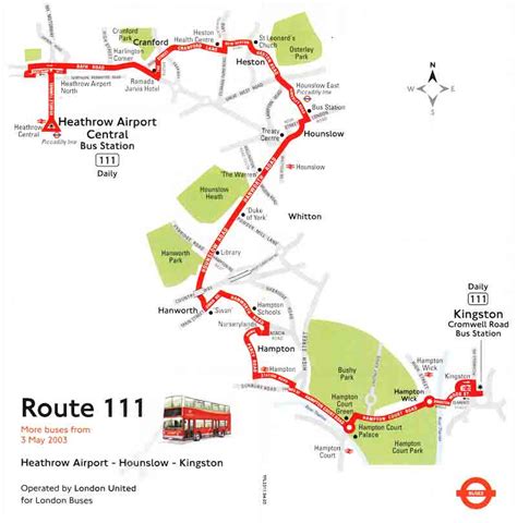 111 Bus Route Schedule