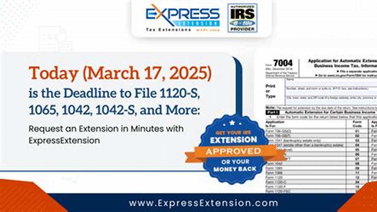 1120 Extension Due Date 2025