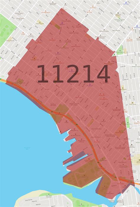 11214 Zip Code Map