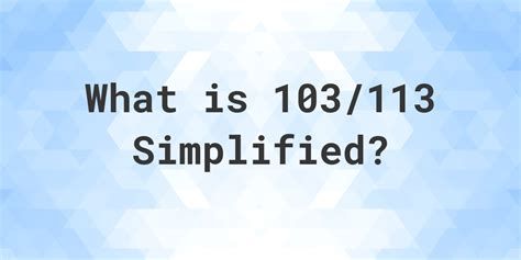 113 simplified