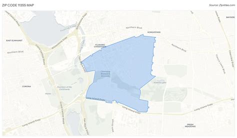 11355 Zip Code Map