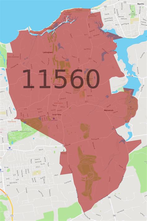 11560 Zip Code Map