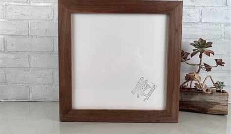 12x12 Picture Frame Natural Wood Frame Square Frame