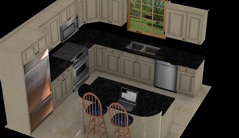 12 X 12 Kitchen Layout With Island Luxury x 51 For x