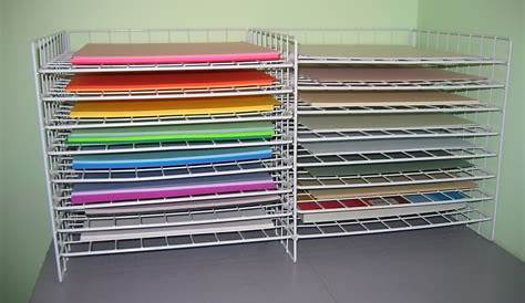 KaiserCraft Scrapbooking 12x12 Paper Storage Rack Unit