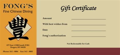 12+ Restaurant Gift Certificate Templates - DOC, PSD, EPS