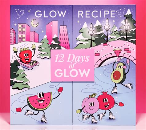 12 Days Of Glow Recipe Advent Calendar