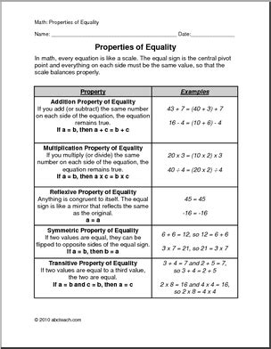 12 Equality Property Of Addition Worksheets / worksheeto.com