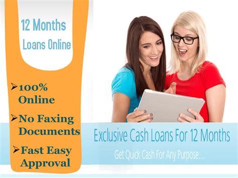 12 Month Loans Online