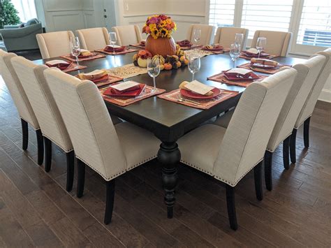 12 chair dining table