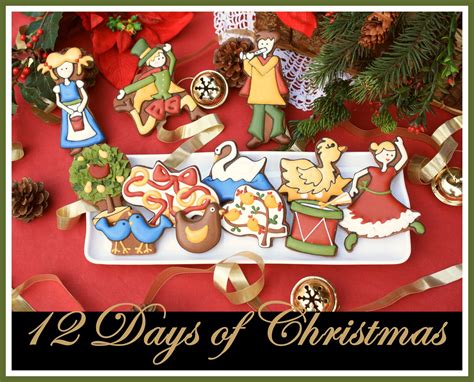 12 days christmas cookies
