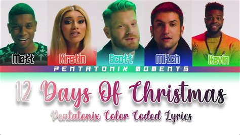 12 days of christmas lyrics pentatonix