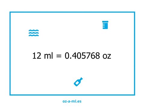 12 Ml To Oz