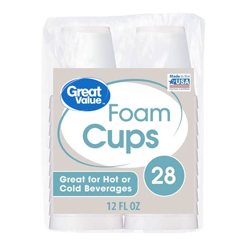 12 oz styrofoam cups at walmart