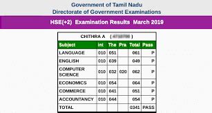 12 result 2022 state board tamil nadu