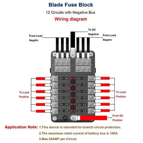 boat fuse block wiring diagram