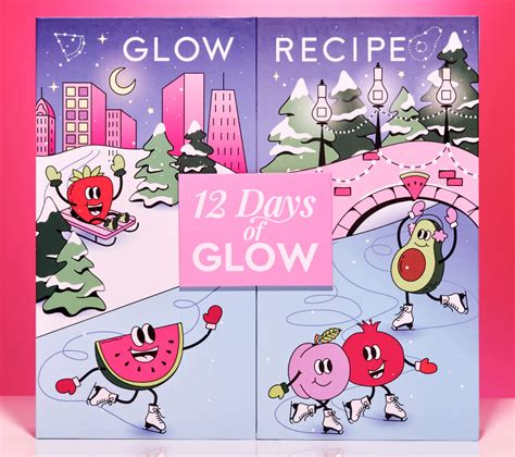 12 Days Of Glow Advent Calendar Glow Recipe Tally Felicity