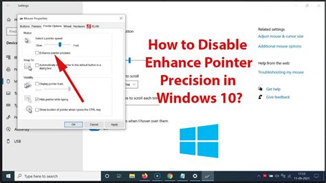 12. Disable Enhance Pointer Precision