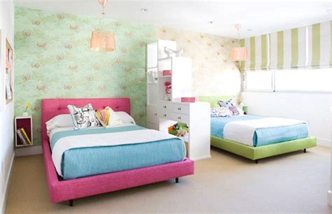 12. Divide a shared bedroom with soft furnishings