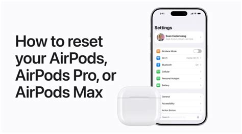 12. Factory reset your AirPods