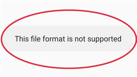 12. File format is not compatible