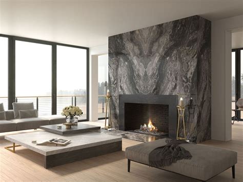 12. Use a fireplace idea to create a feature wall