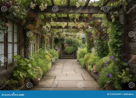 12. Use a pergola as support for trailing greenery