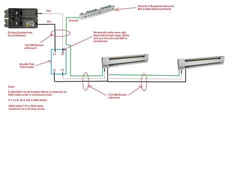 Wiring Diagram For Multiple Baseboard Heaters / Diy Electric Baseboard