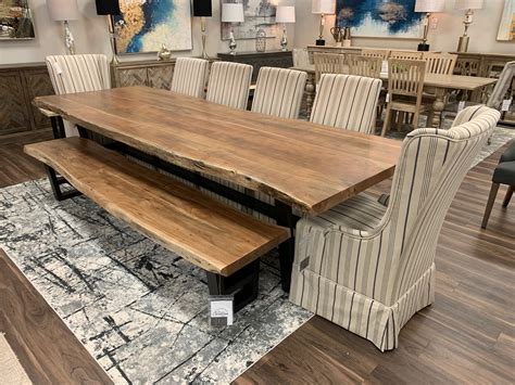 120 Live Edge Dining Table