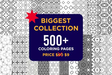 Download 121+ 500 Geometric Pattern Pages Bundle PNG Files