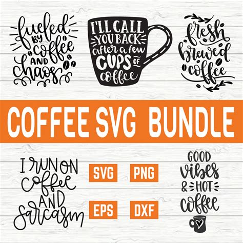 Download 123  Love Coffee Bundle Vol. 2 PSD Commercial Use DXF Files