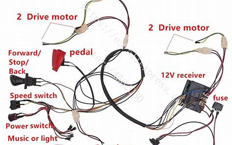 12V Electric Toy Car Wiring Diagram