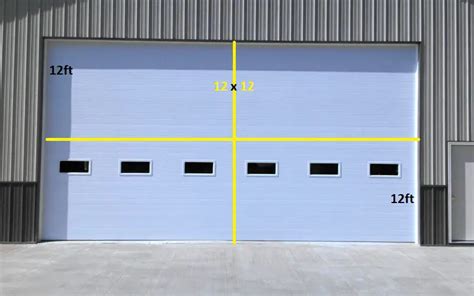 12x12 garage door plans concrete slab
