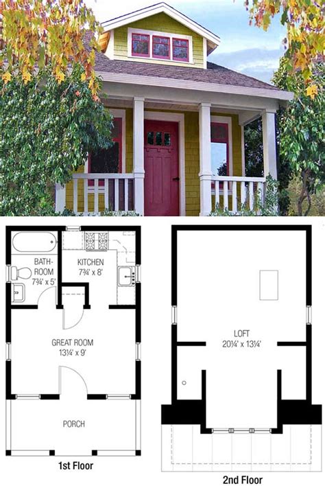 12x18 tiny house floor plans basic