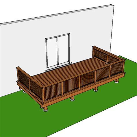 12x20 deck plans