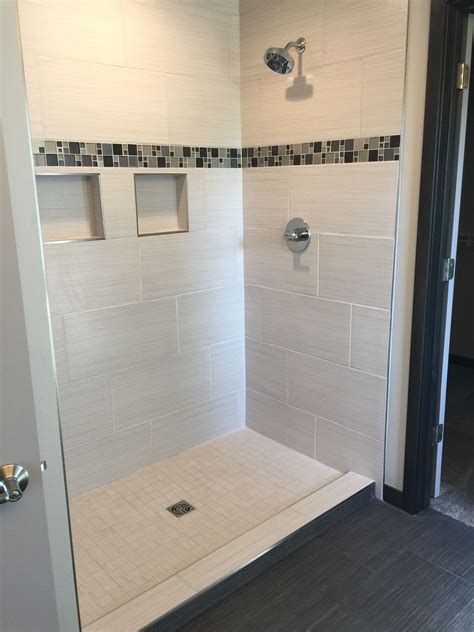 50+ 12x24 Bathroom Shower Tile Rug Storm