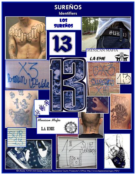 13 Gang Tattoo