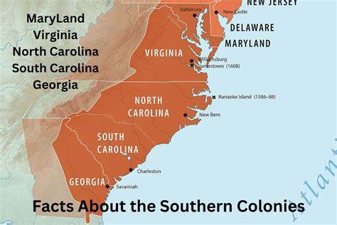 13 colonies southern colonies