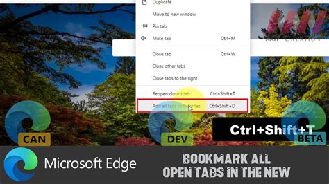 13. Bookmark all open tabs