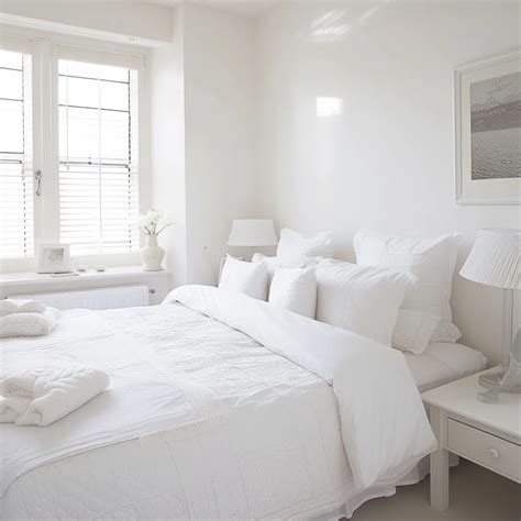 13. Paint a small bedroom in white