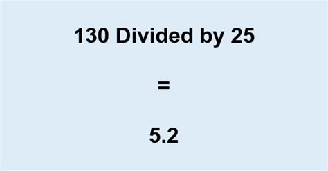 130 Divided By 3.25